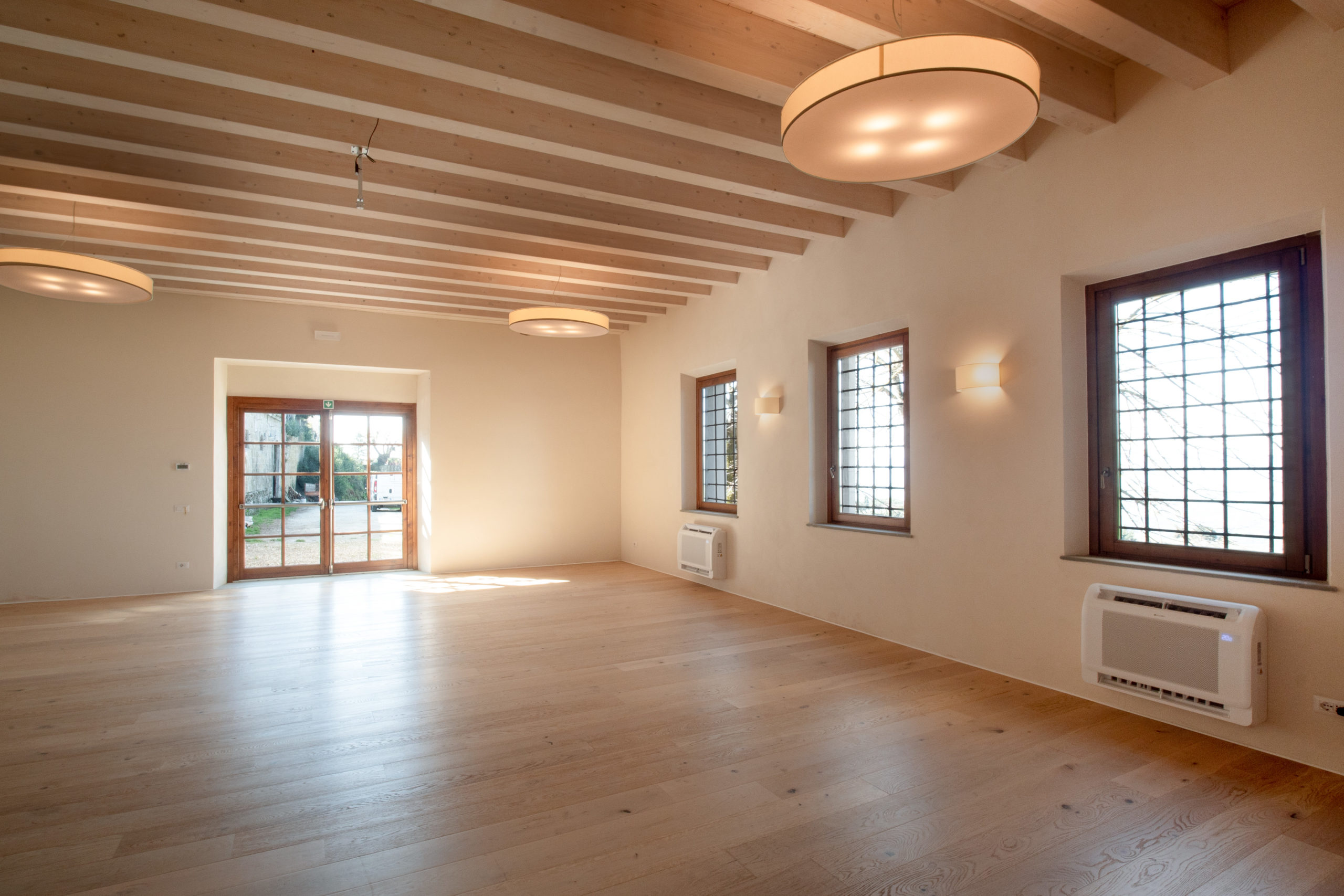 Sala accessibile anche con sedia a rotelle, comoda per tutti i partecipanti