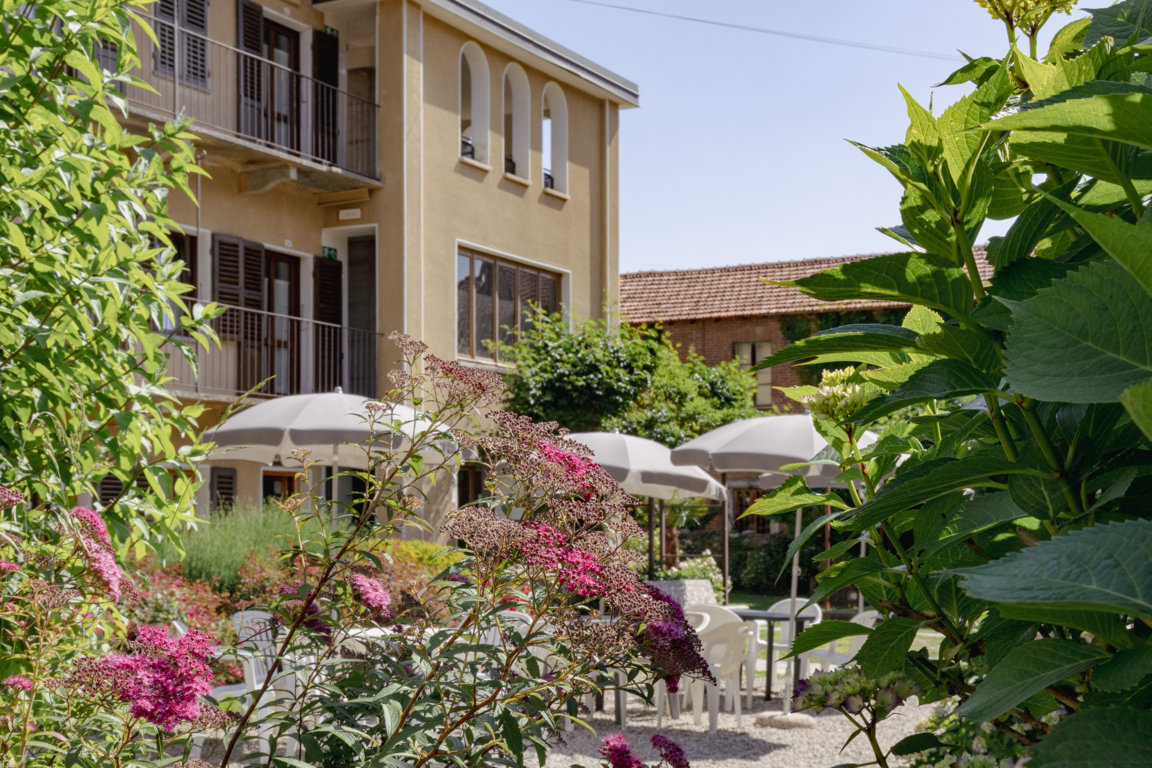 Il giardino della Foresteria Valdese di Torre Pellice