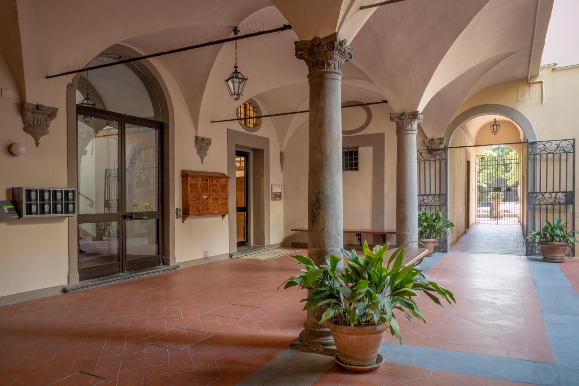 Il loggiato della Foresteria