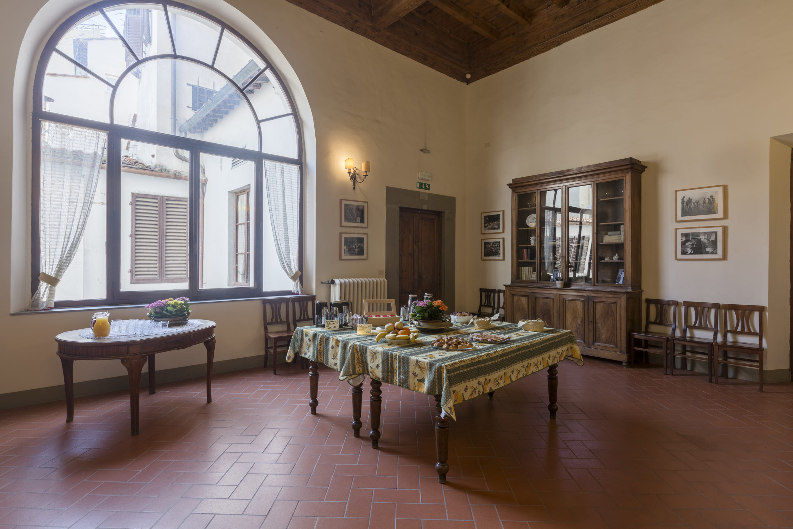 Sala minore della Foresteria Valdese di Firenze per riunioni, workshop e attività formative