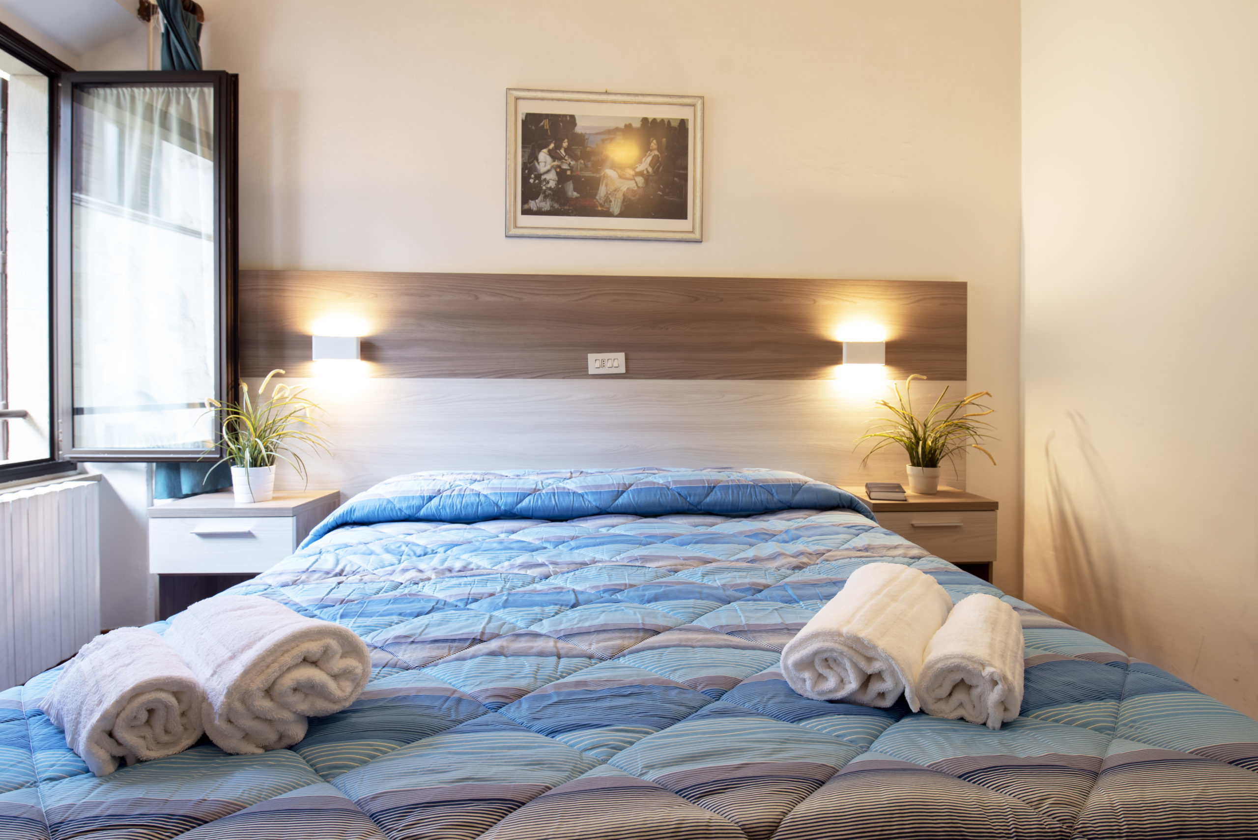 Camera singola nella Foresteria Valdese di Firenze per soggiorni di lavoro o studio