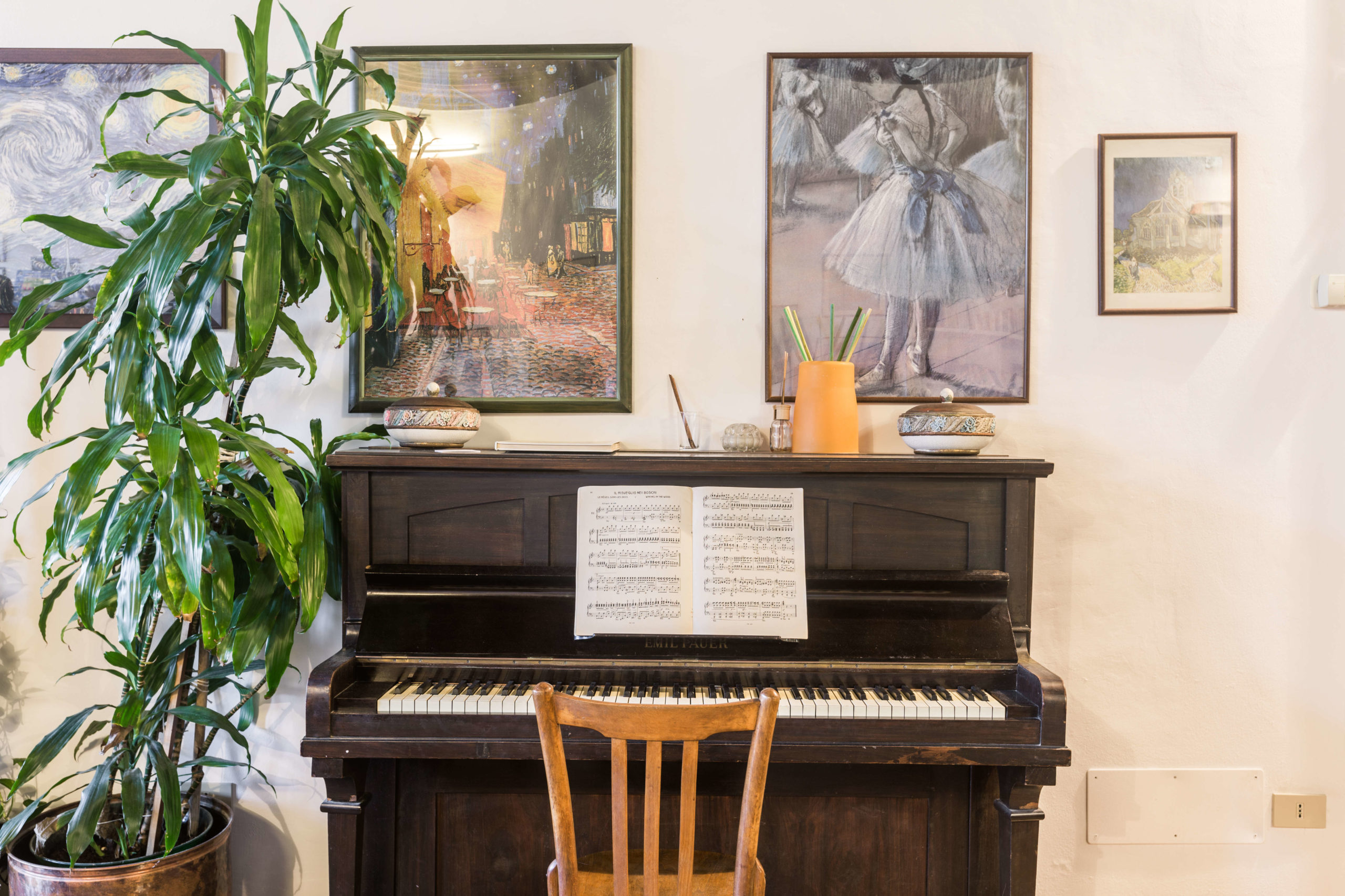 Ingresso e reception della Foresteria Valdese nel centro di Venezia