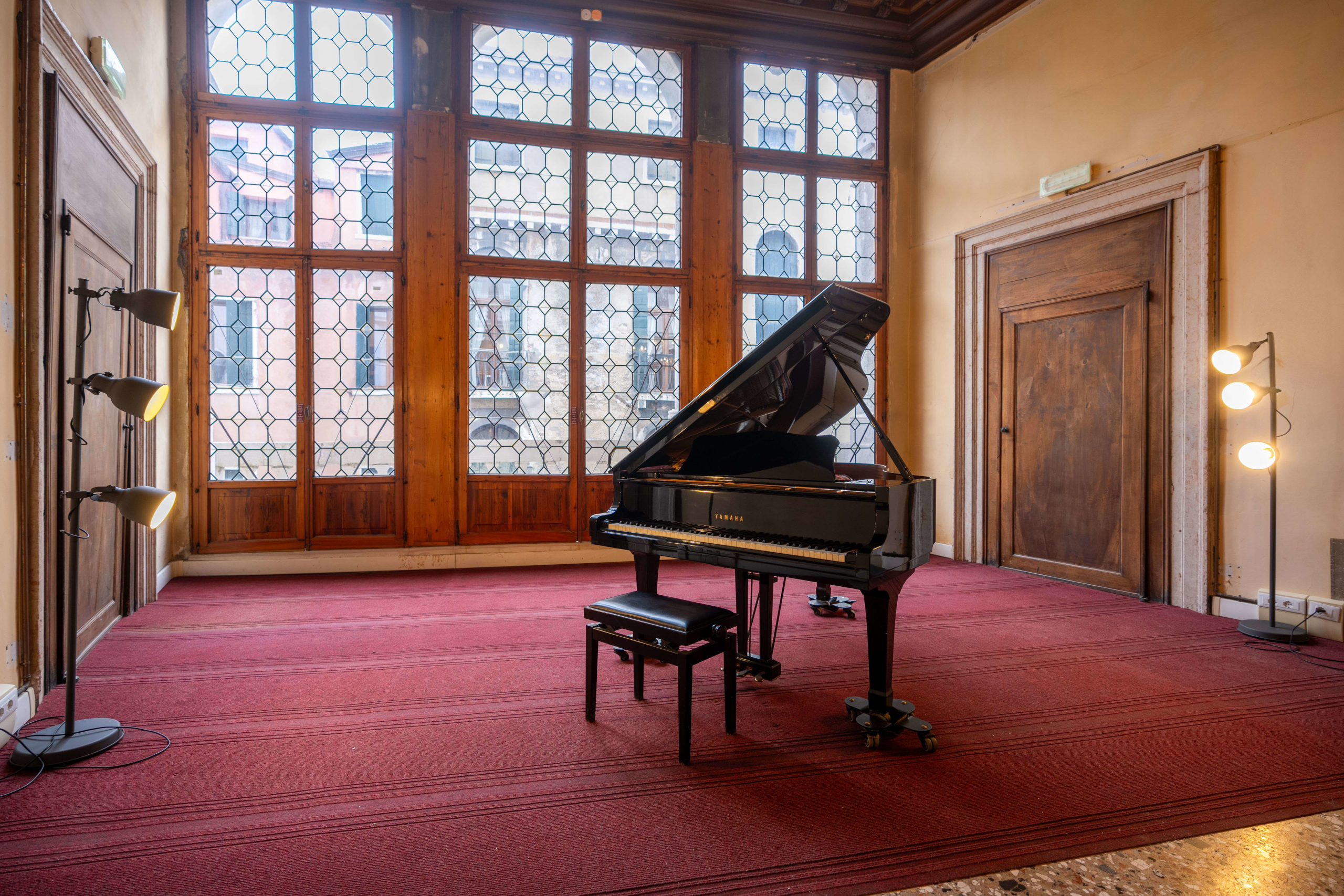 Sala per incontri e attività di gruppo nella Foresteria Valdese di Venezia