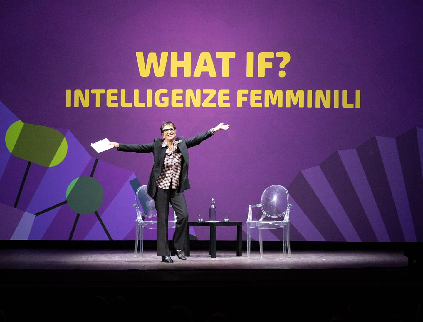 Serena Dandini on *L'Eredità delle Donne*
