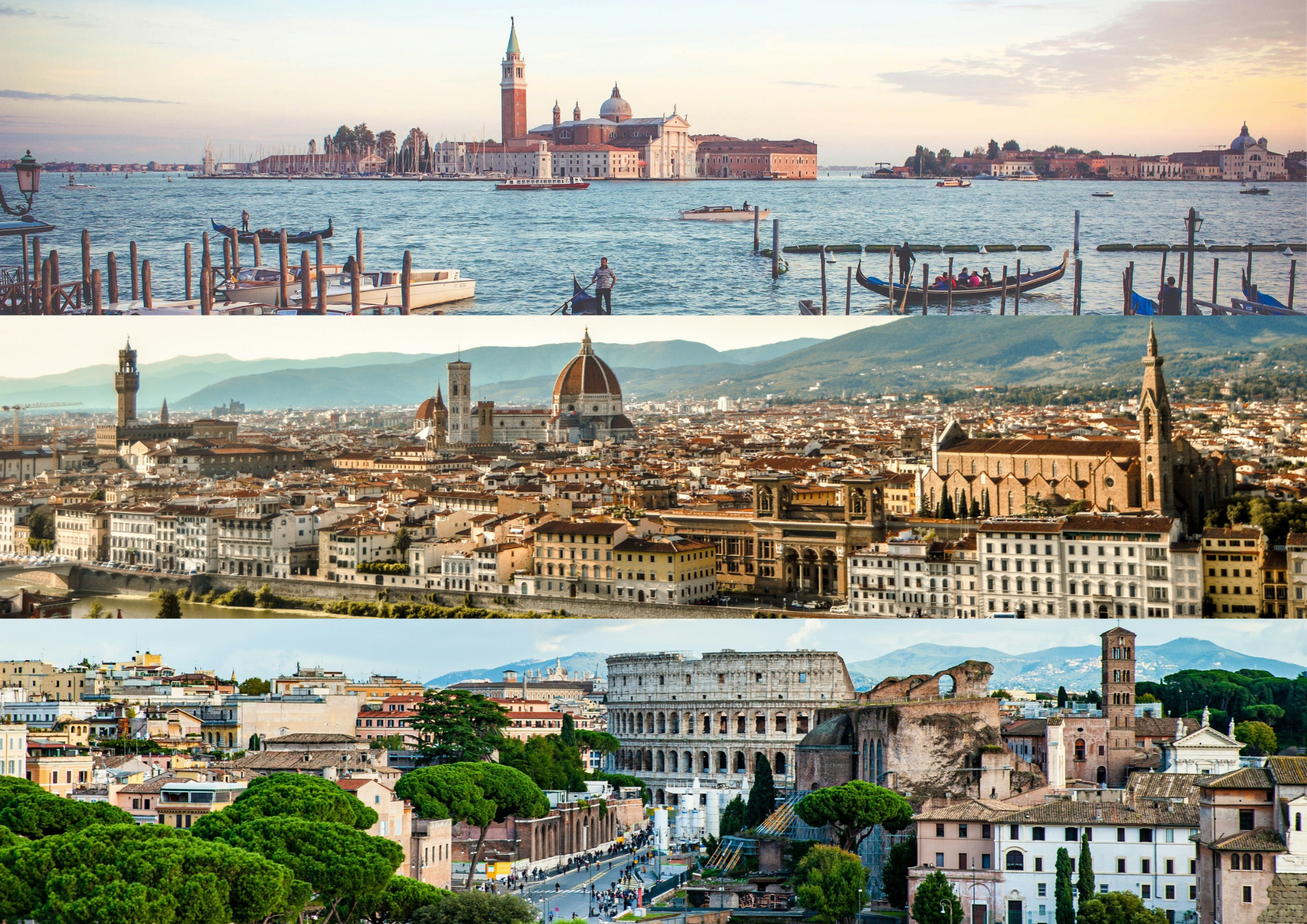 Offerta Venezia, Roma, Firenze